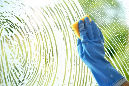 Professional window cleaning in W2 for a residential property exterior