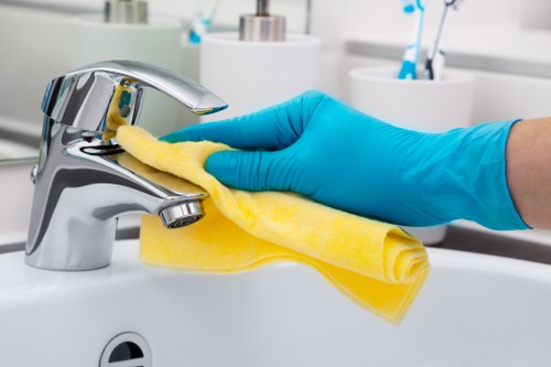 Risk assessment review before a cleaning job begins