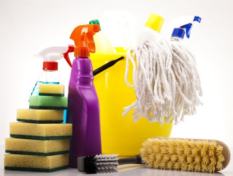 Public liability insurance concept for a professional cleaning service