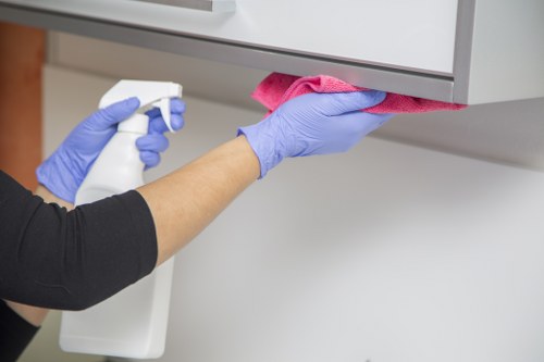 Kitchen surface cleaning service in W2 home